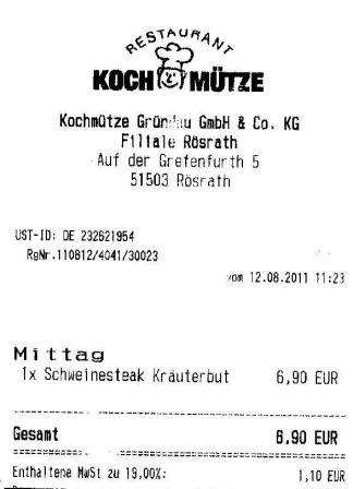 hfta H�ffner Kochm�tze Restaurant